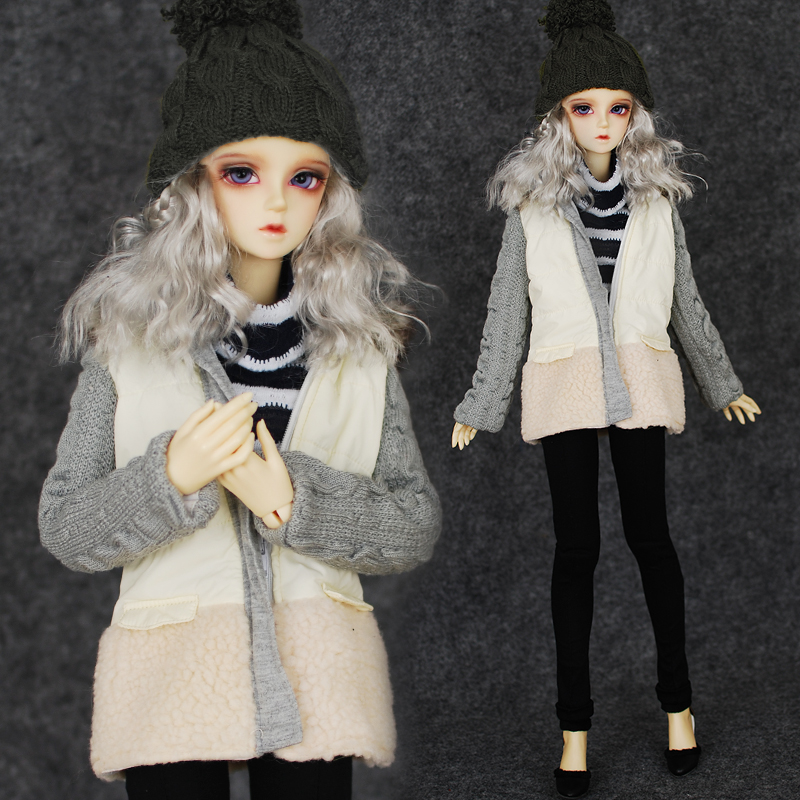 PATCHWORK OVERCOAT for 1/3 size BJD